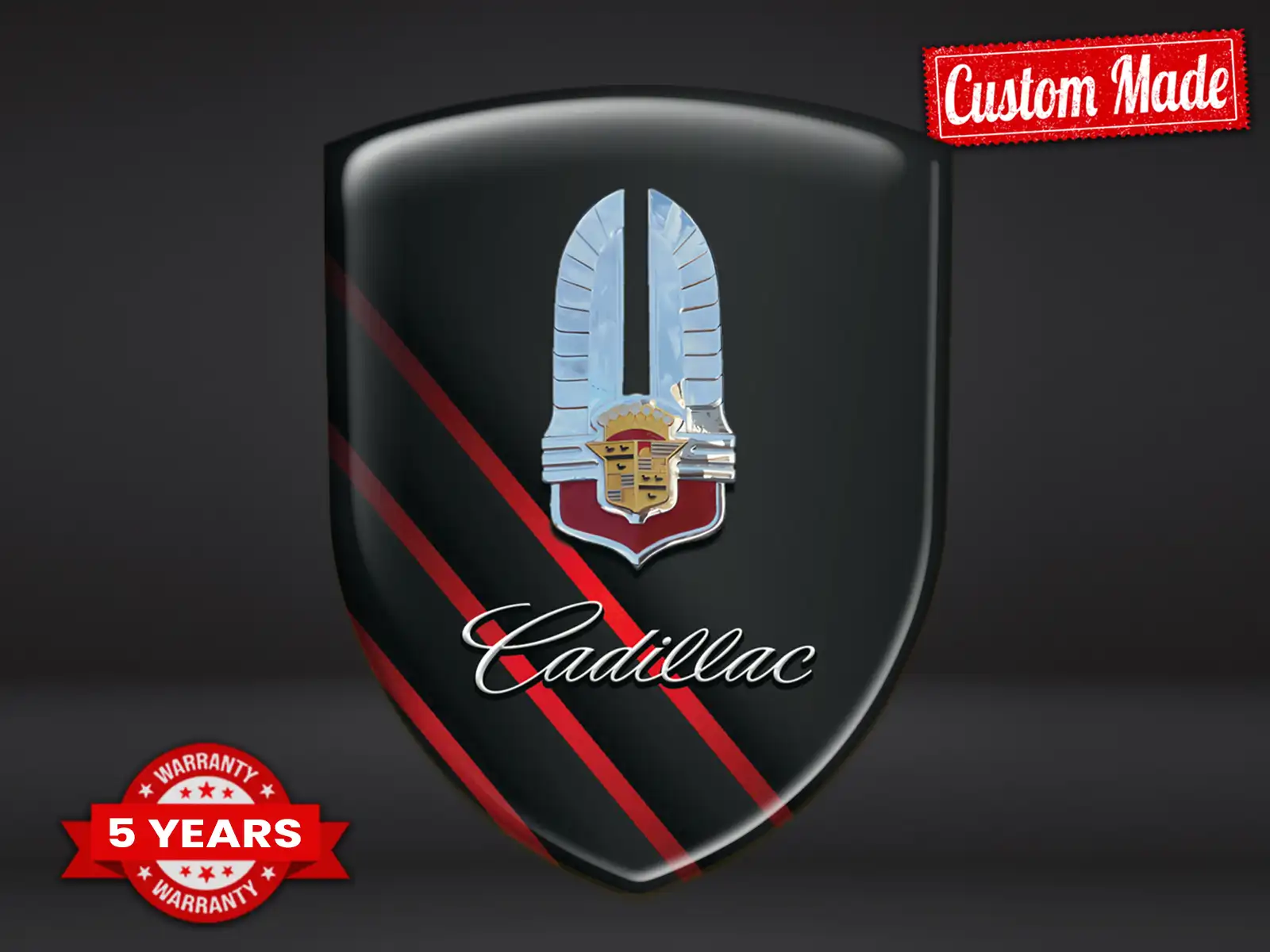 Cadillac Innenraum Abzeichen Edition Luxus Drift Domes ST